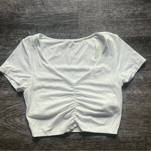 NWT OFFLINE Real Me Ruched T-Shirt